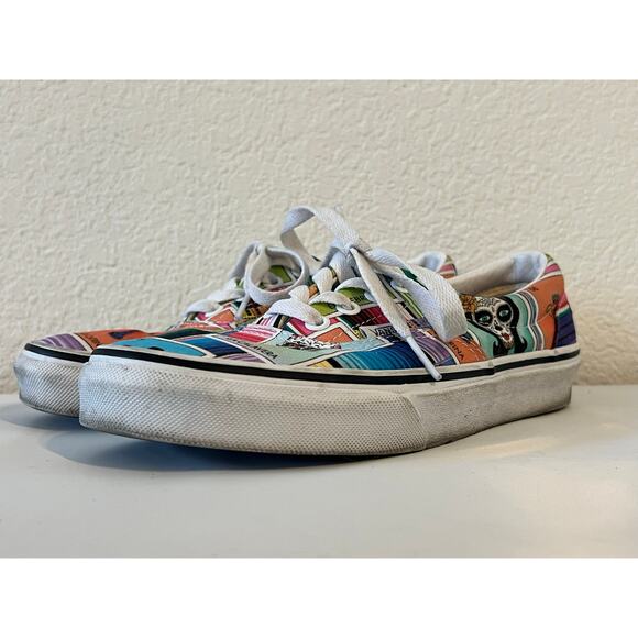 Vans Loteria Lace Up Sneakers Shoes Low Top Printed Size Men's 5.5 Women's 7.0 - Picture 9 of 12